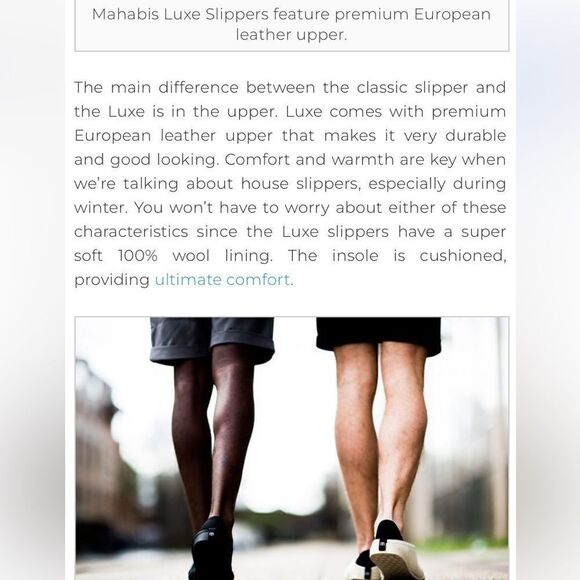 Mahabis LUXE Black Leather Wool Interior Convertible Shoes - Picture 5 of 16